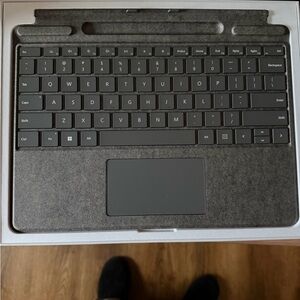 Microsoft Gray Tablet Keyboard